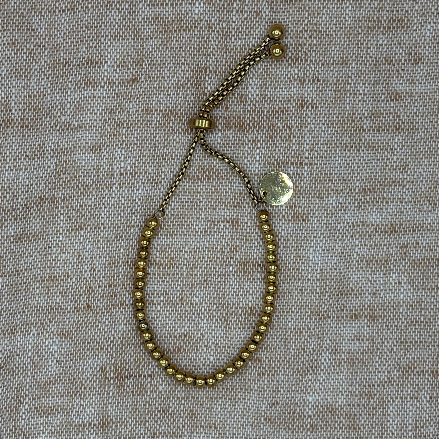 Porto - Adjustable ball slider bracelet