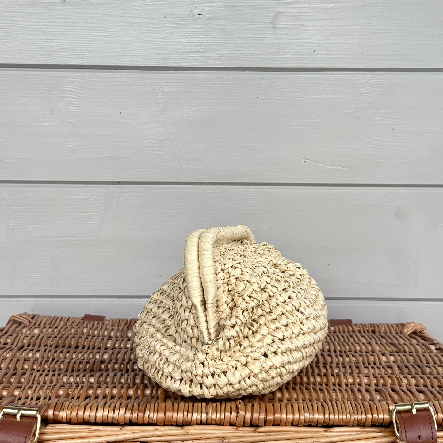 Scilly - Woven Paper Clutch Bag