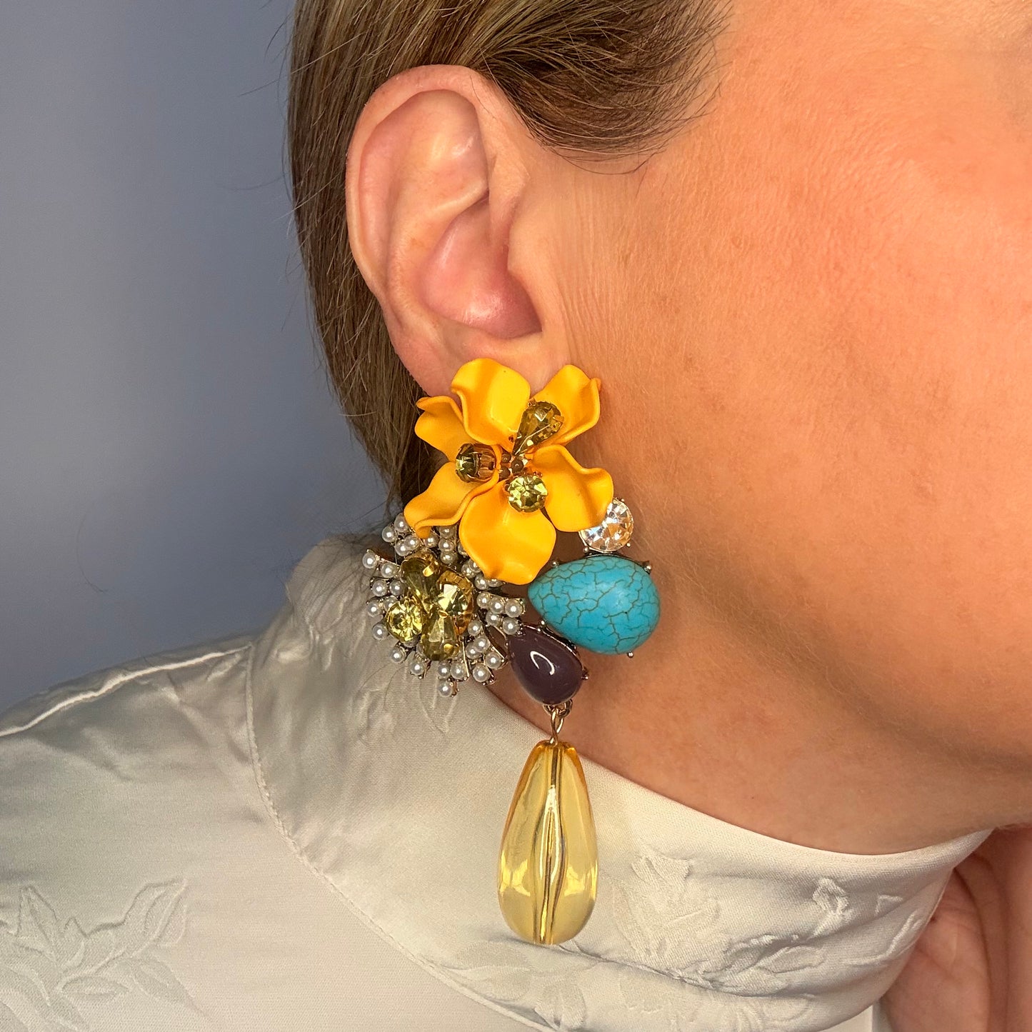 Miami Earrings - Yellow