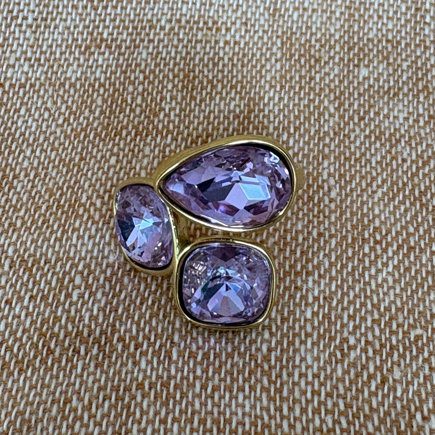 Rio Adjustable Ring - Violet