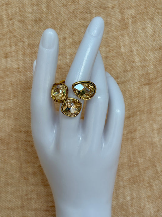 Rio Adjustable Ring - Champagne