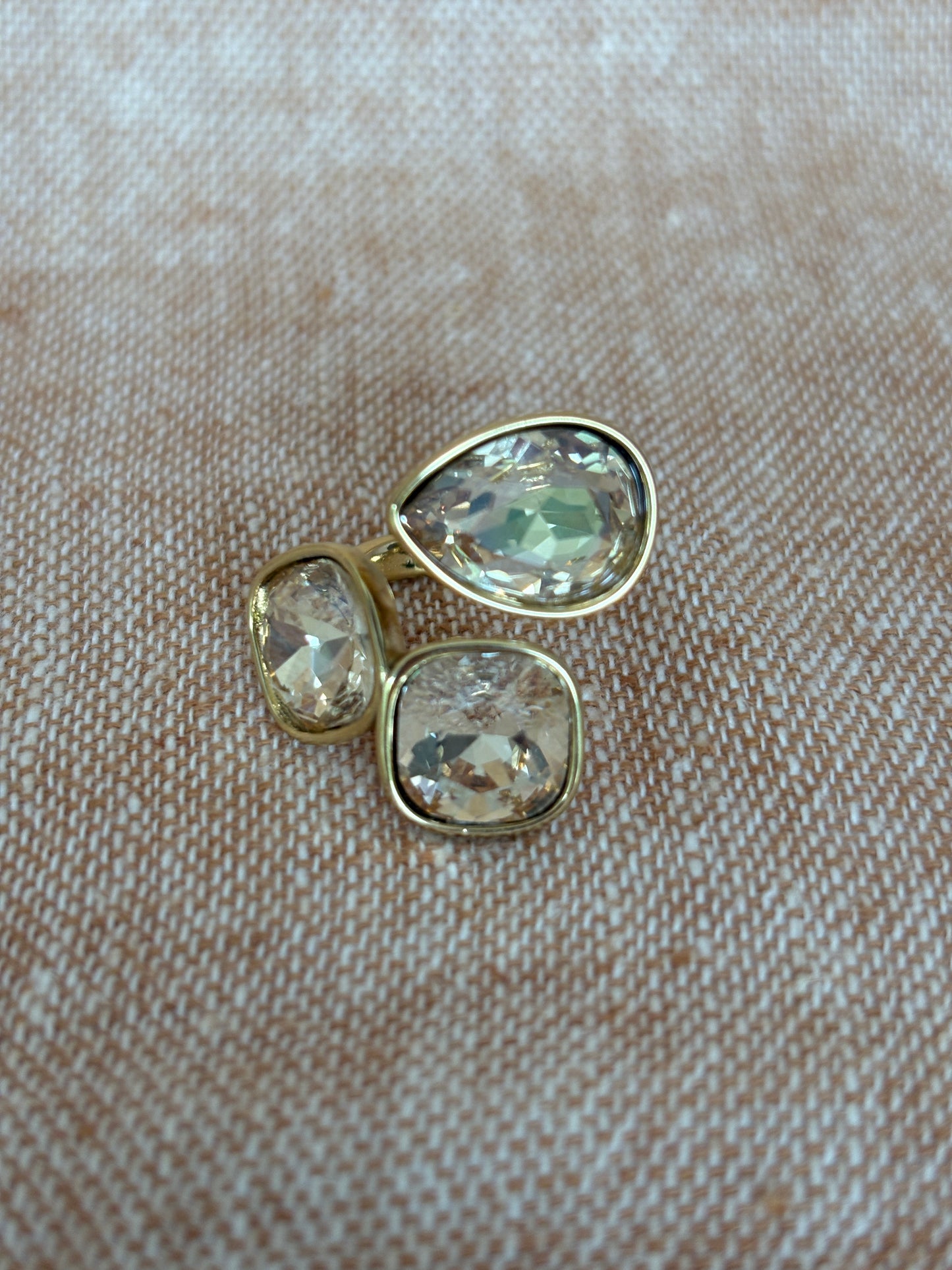 Rio Adjustable Ring - Champagne
