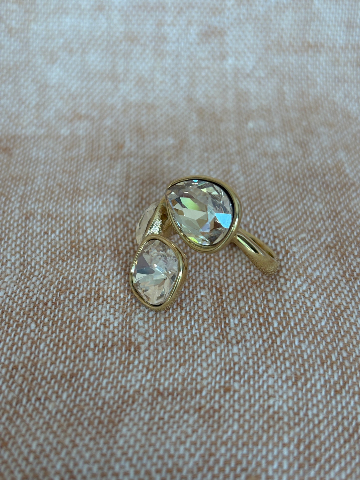 Rio Adjustable Ring - Champagne