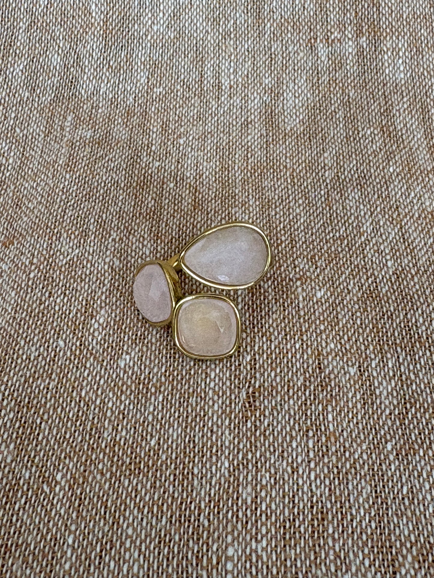 Rio Adjustable Ring - Blush