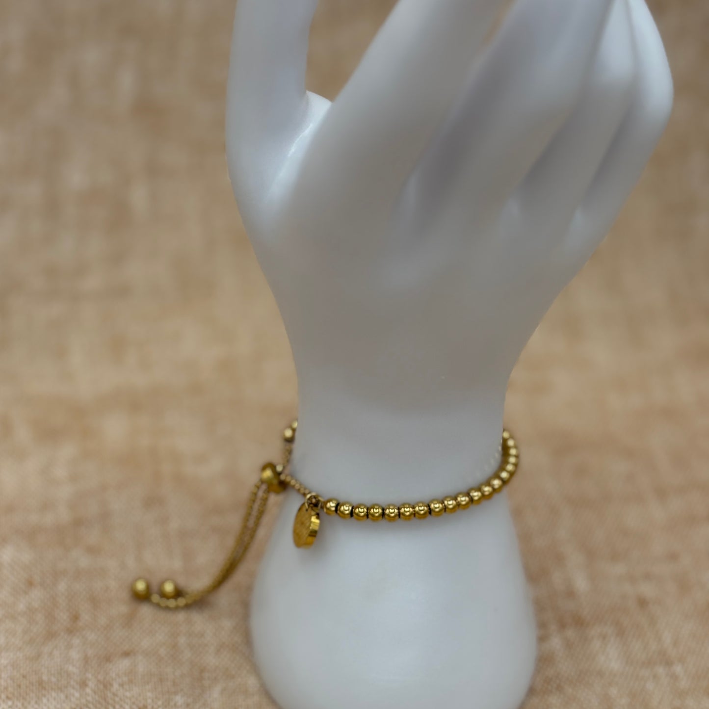 Porto - Adjustable ball slider bracelet