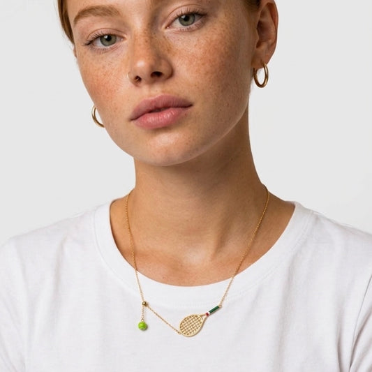 Tennis Racket Necklace