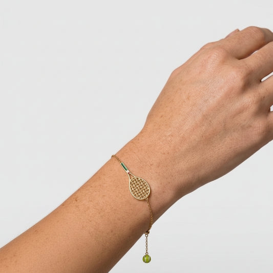 Tennis Racket Bracelet