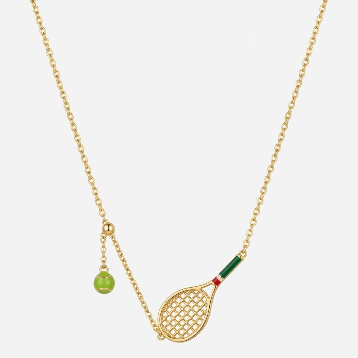 Tennis Racket Necklace