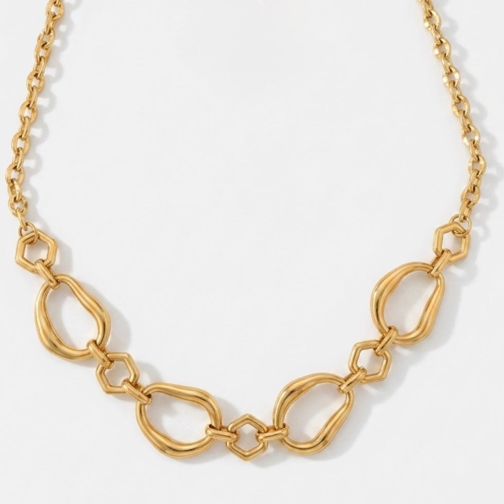 Cannes - Irregular link Necklace